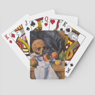 Paul Cezanne - Still Life with Skull Playing Cards