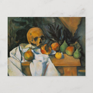 Paul Cezanne- Still Life with Skull Postcard