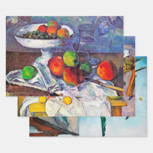 Paul Cezanne, Still Life Wrapping Paper Sheet