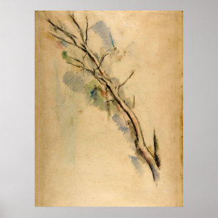 Paul Cezanne Studies of a Tree Poster
