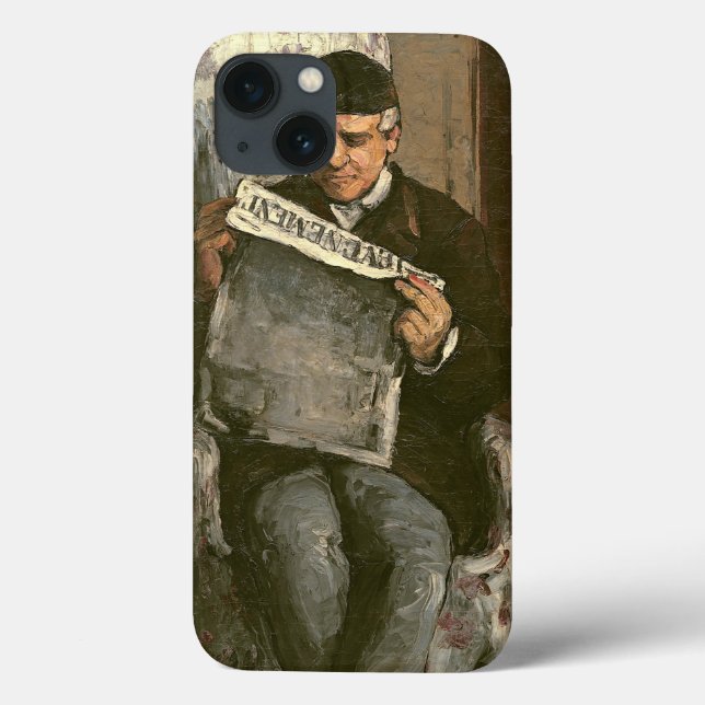 Paul Cezanne | The Artist's Father, Reading "L'�v� Case-Mate iPhone Case (Back)