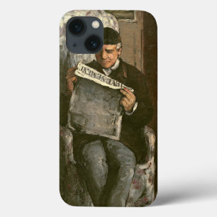 Paul Cezanne The Artist's Father, Reading "L'�v� iPhone 13 Case