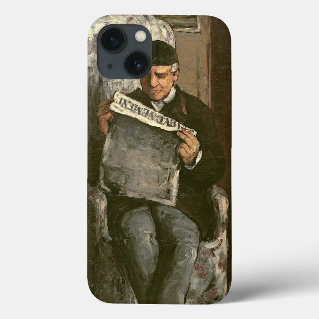 Paul Cezanne | The Artist's Father, Reading "L'�v� Case-Mate iPhone Case (Back)