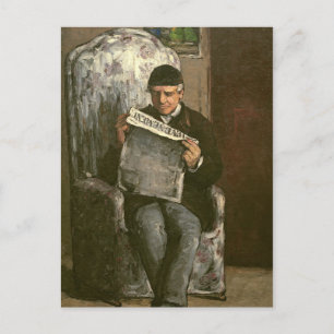 Paul Cezanne   The Artist's Father, Reading "L'�v� Postcard