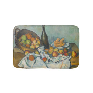 Paul Cezanne - The Basket of Apples Bath Mat