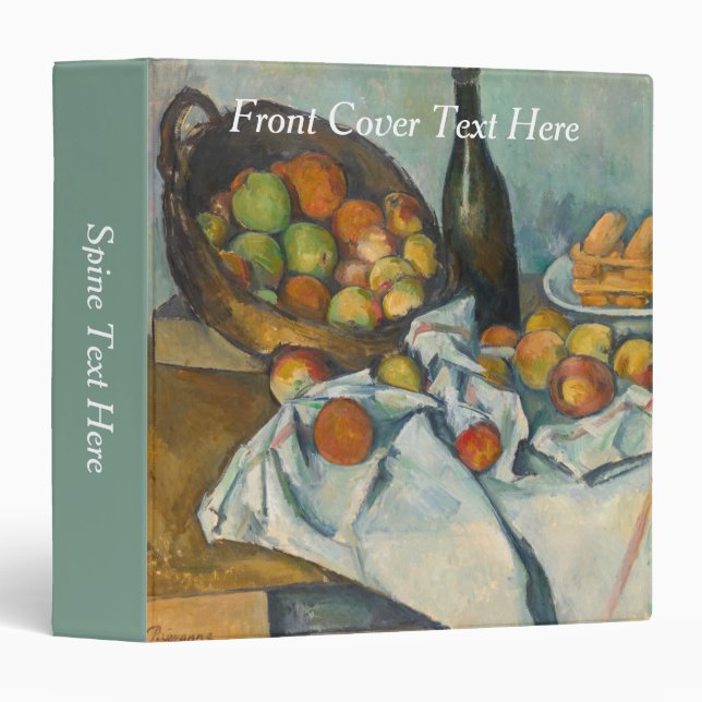 Paul Cezanne - The Basket of Apples Binder (Front/Spine)