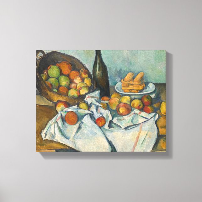 Paul Cezanne - The Basket of Apples Canvas Print (Front)