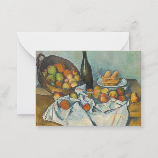 Paul Cezanne - The Basket of Apples Card (Front)