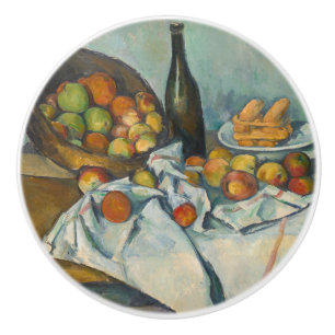 Paul Cezanne - The Basket of Apples Ceramic Knob