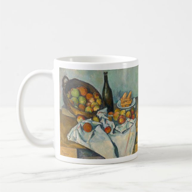 Paul Cezanne - The Basket of Apples Coffee Mug (Left)