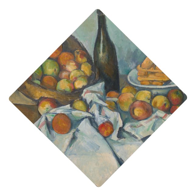 Paul Cezanne - The Basket of Apples Graduation Cap Topper (Front)