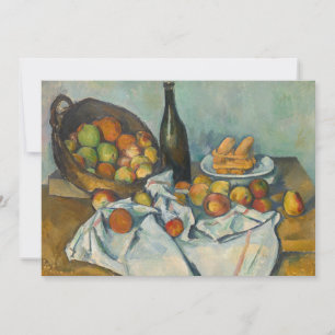 Paul Cezanne - The Basket of Apples Invitation
