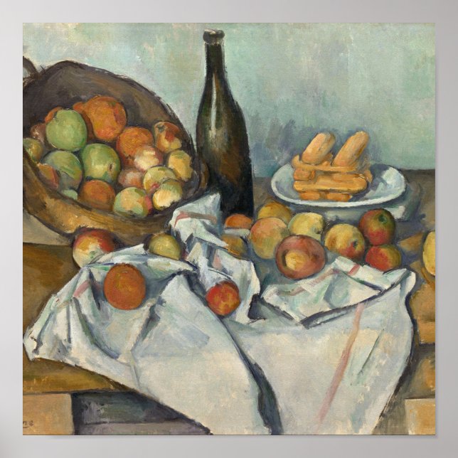 Paul Cezanne - The Basket Of Apples Poster (Front)