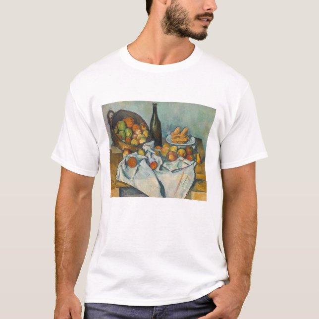 Paul Cezanne - The Basket of Apples T-Shirt (Front)