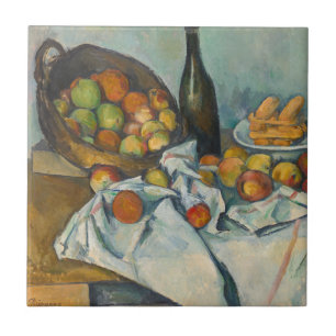 Paul Cezanne - The Basket of Apples Tile