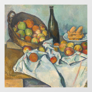 Paul Cezanne - The Basket of Apples Window Cling