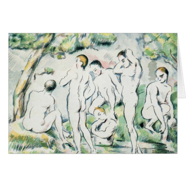 Paul Cezanne | The Bathers, Small plate (Front Horizontal)