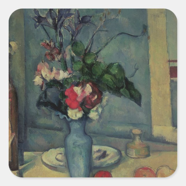 Paul Cezanne | The Blue Vase, 1889-90 Square Sticker (Front)