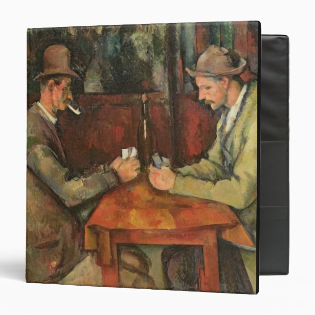 Paul Cezanne | The Card Players, 1893-96 Binder (Front/Inside)