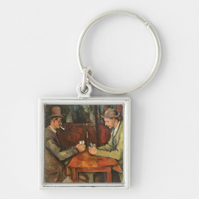 Paul Cezanne | The Card Players, 1893-96 Keychain (Front)