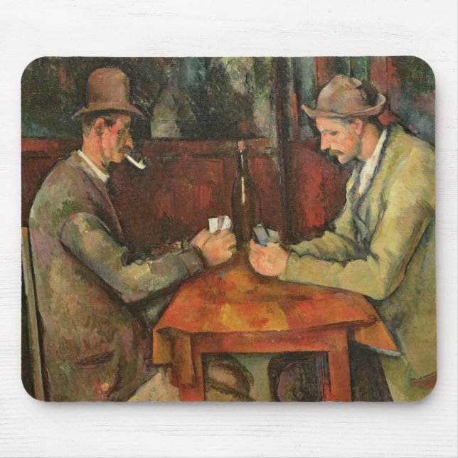 Paul Cezanne | The Card Players, 1893-96 Mouse Pad (Front)