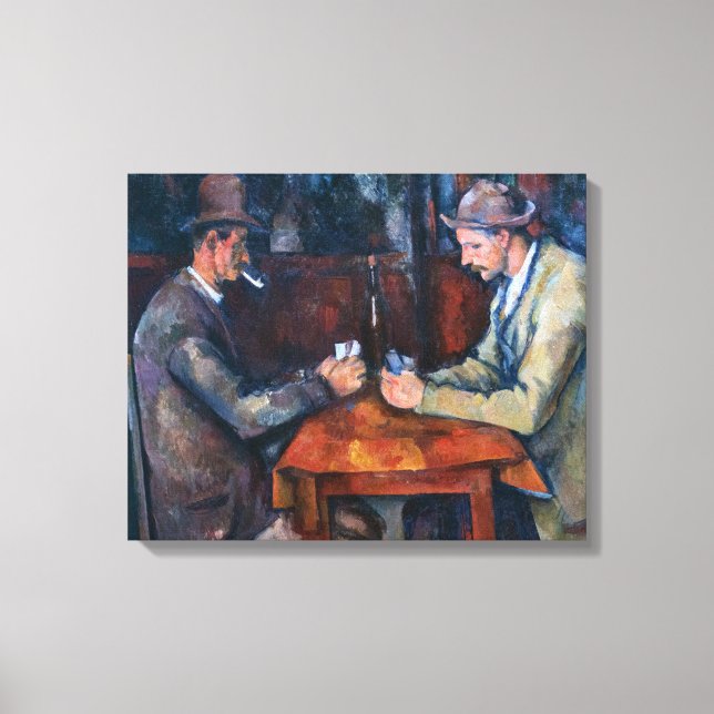Paul Cezanne - The Card Players Canvas Print (Front)