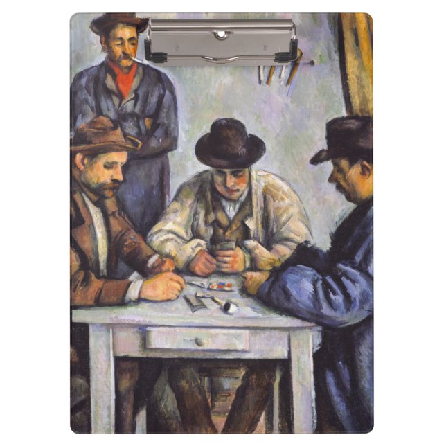 Paul Cezanne - The Card Players  Clipboard (Front)