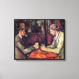 Paul Cezanne - The Card Players Fine Art Painting Canvas Print