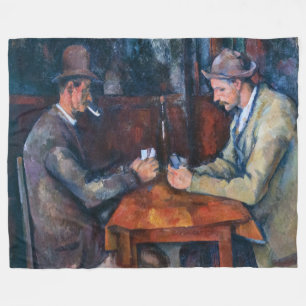 Paul Cezanne - The Card Players Fleece Blanket