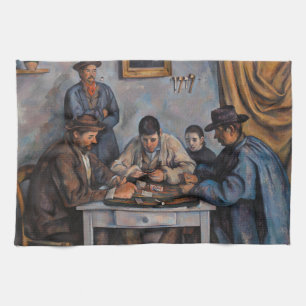 Paul Cezanne - The Card Players Kitchen Towel