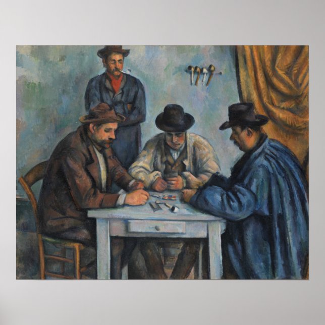 Paul Cezanne | The Card Players Poster (Front)