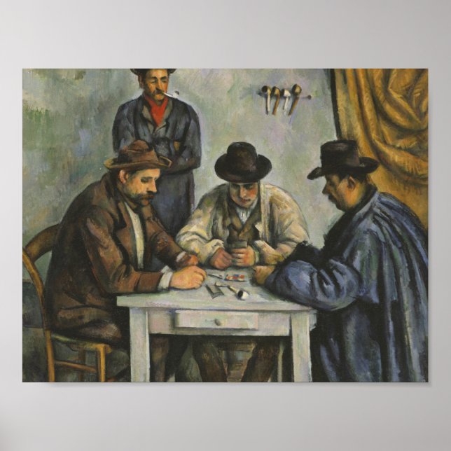 Paul Cezanne - The Card Players Poster (Front)
