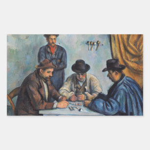 Paul Cezanne - The Card Players Sticker