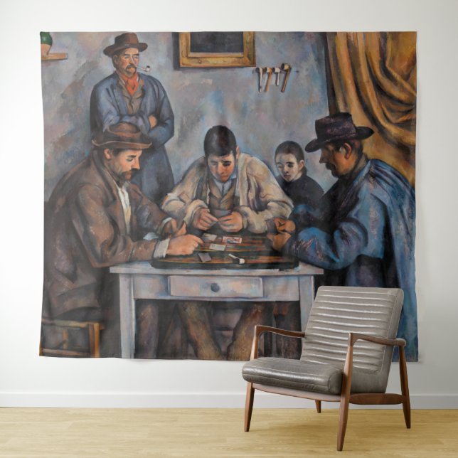 Paul Cezanne - The Card Players Tapestry (In Situ (Horizontal))