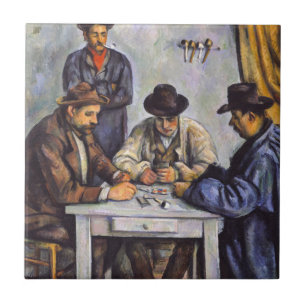 Paul Cezanne - The Card Players Tile