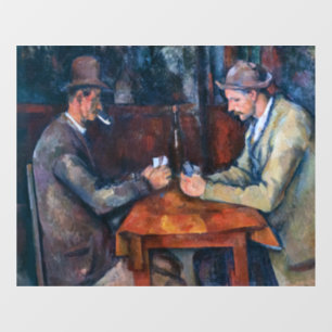 Paul Cezanne - The Card Players Window Cling