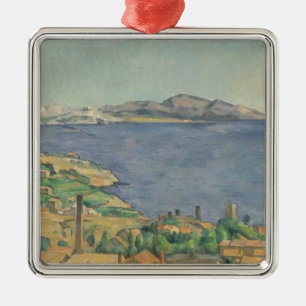 Paul Cezanne   The Gulf of Marseilles Seen from L' Metal Ornament