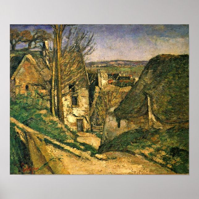 Paul Cezanne - The house of the hanged man Poster (Front)
