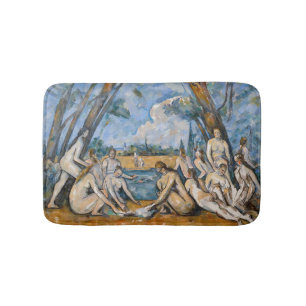 Paul Cezanne - The Large Bathers Bath Mat