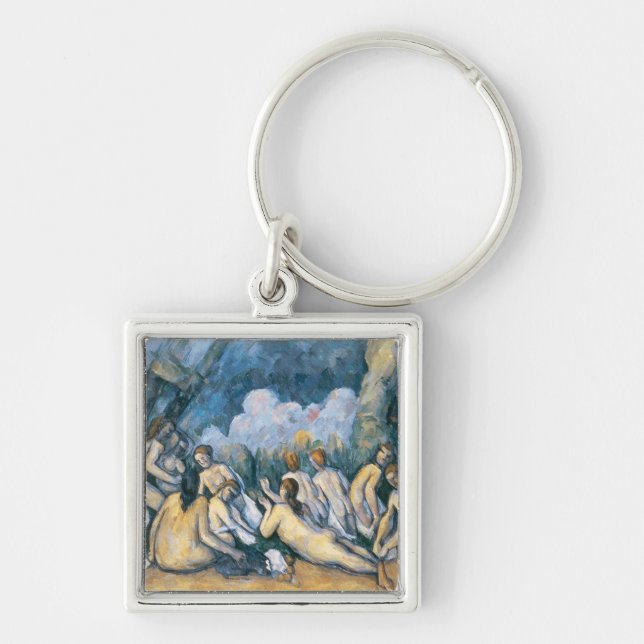 Paul Cezanne | The Large Bathers, c.1900-05 Keychain (Front)