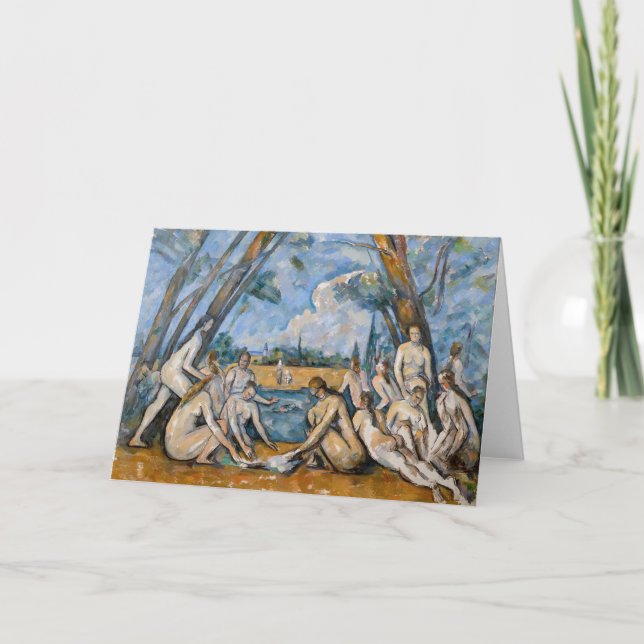 Paul Cezanne - The Large Bathers Card (Front)