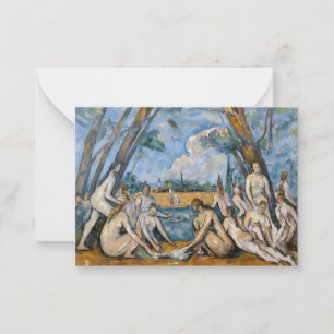 Paul Cezanne - The Large Bathers Card
