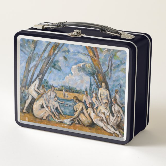 Paul Cezanne - The Large Bathers Metal Lunch Box (Front)