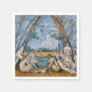 Paul Cezanne - The Large Bathers Napkin