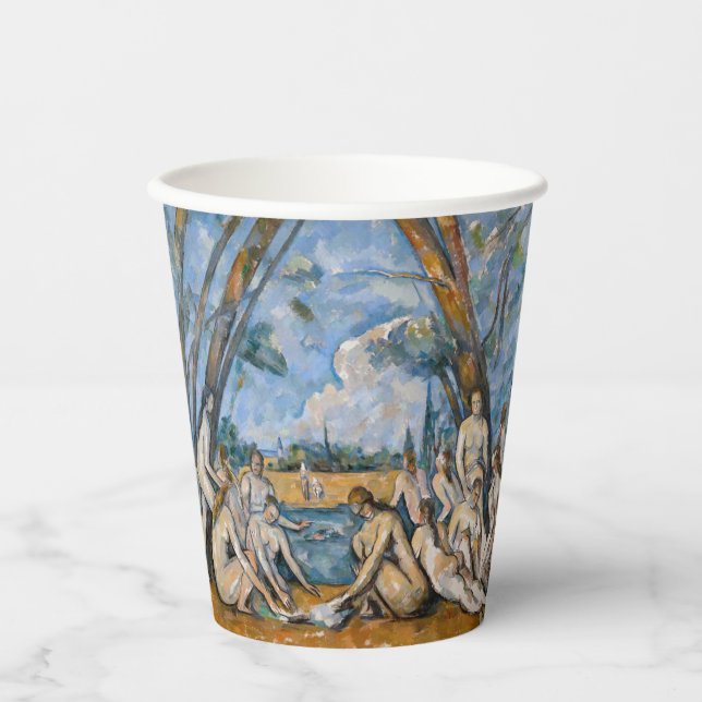 Paul Cezanne - The Large Bathers Paper Cups (Front)