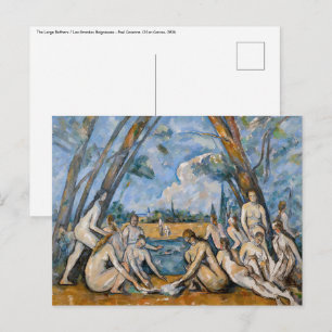Paul Cezanne - The Large Bathers Postcard
