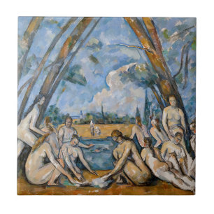 Paul Cezanne - The Large Bathers Tile