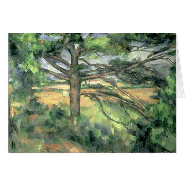 Paul Cezanne | The Large Pine, 1895-97 (Front Horizontal)