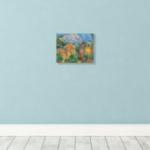 Paul Cezanne - The Mountain Sainte-Victoire Canvas Print (Insitu(Wood Floor))