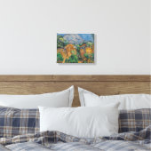 Paul Cezanne - The Mountain Sainte-Victoire Canvas Print (Insitu(Bedroom))